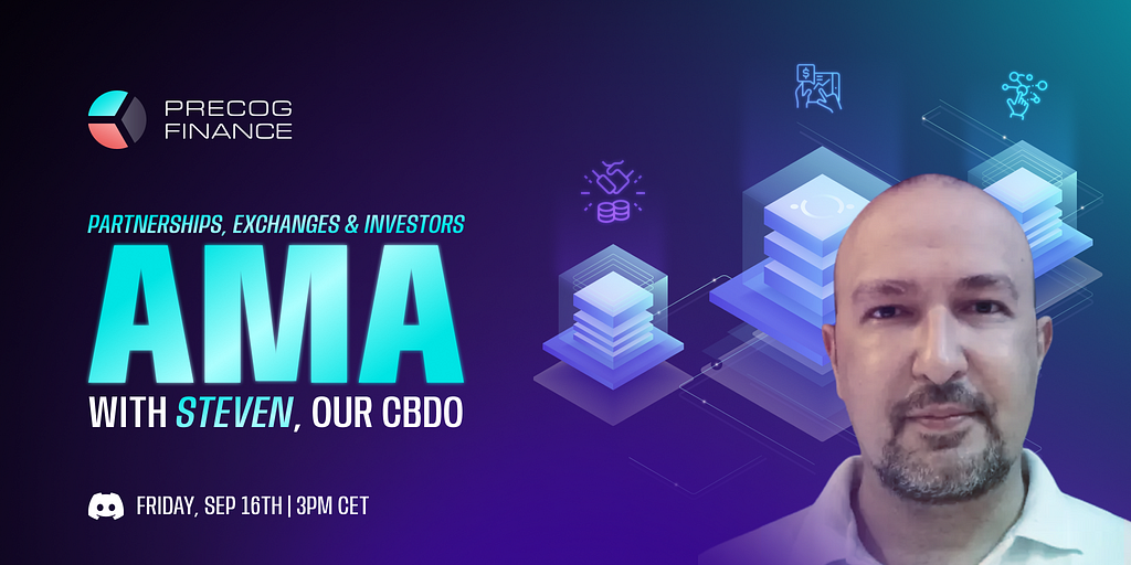 Partnerships, exchanges and investors — An AMA with Steven, our CBDO
